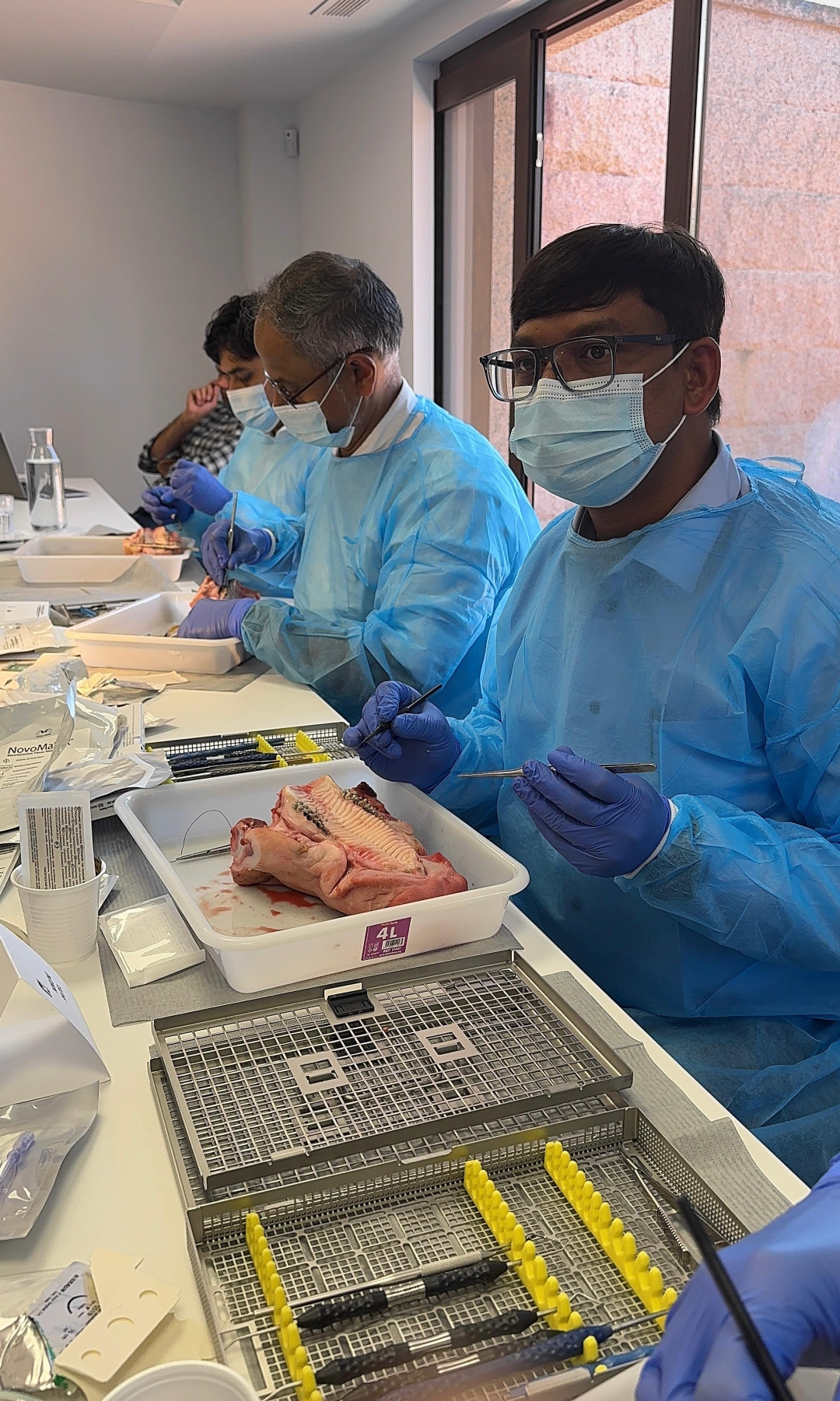 Hands-on cadaveric implant surgery training