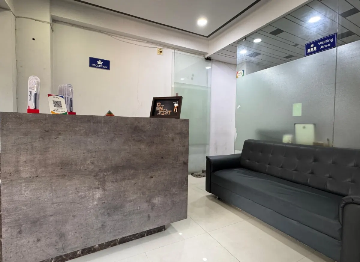 Clinic reception and waiting area